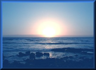 Sunset at the beach